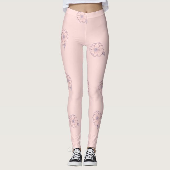 LEGGING PINK BLOOM (Frente)