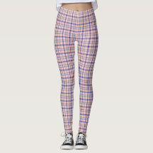 Pink Blue Plaid Classic Pattern Retro
