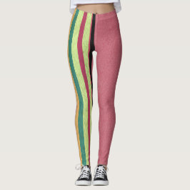 Legging Pink e Stripes de Pastel