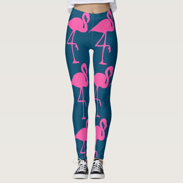 LEGGING PINK FLAMINGO YOGA PANDAS (Frente)