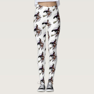 Legging pino preto para cima de pernas de bruxa