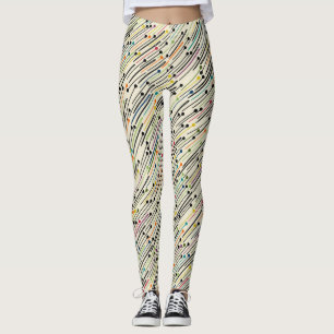 Legging pinos e agulhas múltiplos