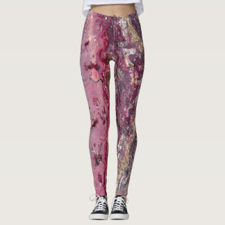 Legging Pinte as caneleiras de pedra do Splatter