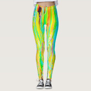 Legging Pinte caneleiras da mancha