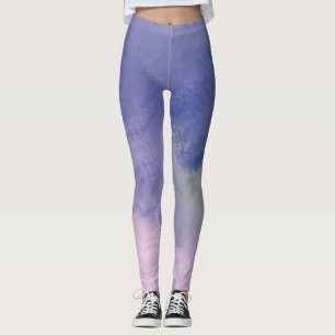 Legging pintura a óleo de abstrato