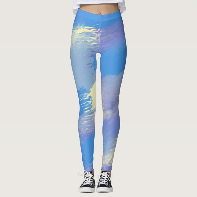 Legging pintura abstrato (Frente)