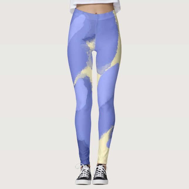 Legging pintura abstrato (Frente)