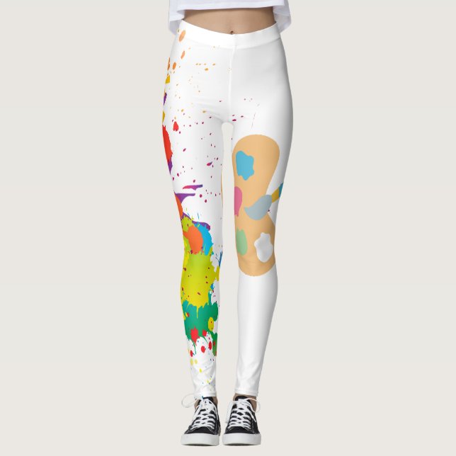 Legging pintura de abertura (Frente)