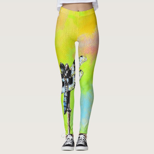 Legging Pintura de Dragonfly Shimmering (Frente)