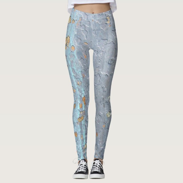 Legging pintura esmaecida com restos de ouro (Frente)