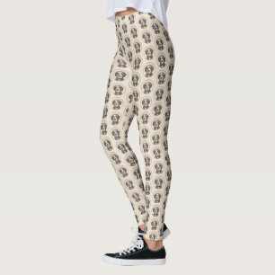 Legging Pintura Espanhola de Cachorros - Arte Cachorra Ori