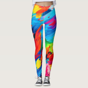 Legging Pintura Joyful Color Explosion