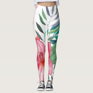 Legging Pintura na Floresta Tropical
