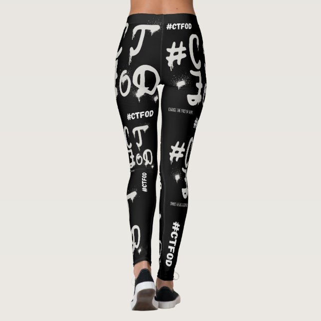 Legging Pintura preta #CTFOD (Verso)