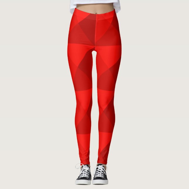 Legging Pirâmides Vermelhas da Apple Candy (Frente)