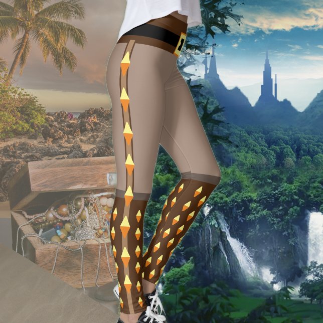 Legging Pirate Explorer Fantasy Adventure Workout (Criador carregado)