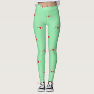 Legging piscinas em verde