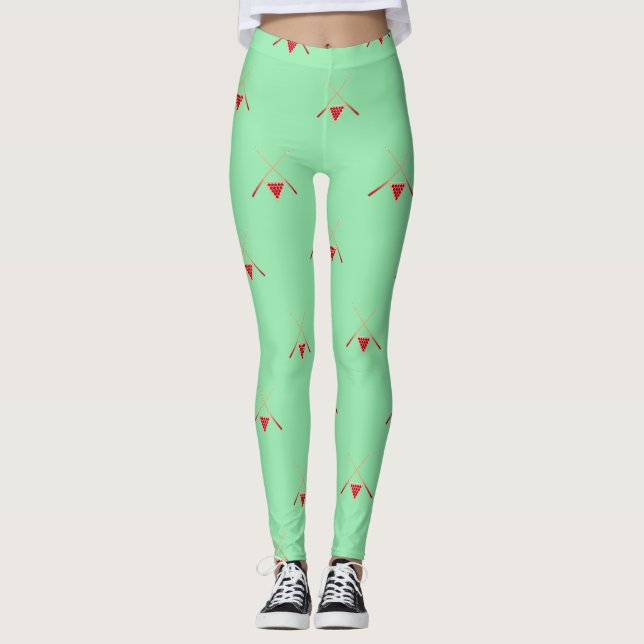 Legging piscinas em verde (Frente)