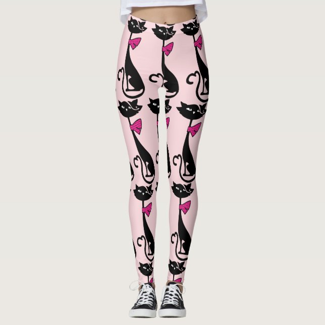 LEGGING PISCÕES DE GATO PRETO (Frente)