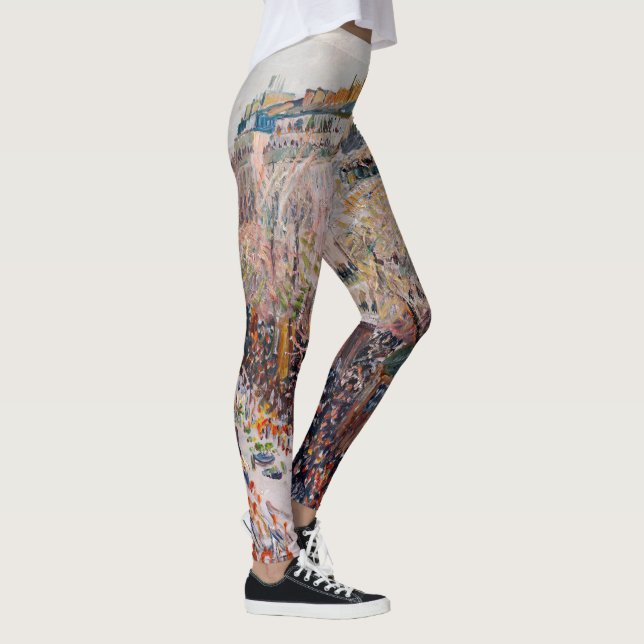 Legging Pissarro - Montmartre, Mardi Gras no Boulevard (Direita)