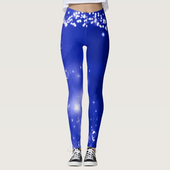 Legging Pista de Água Azul (Frente)