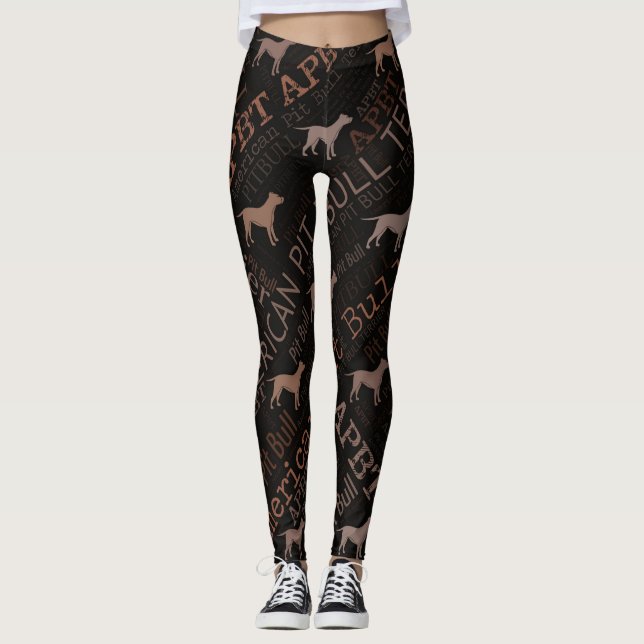 Legging Pitbull Terrier americano (Frente)