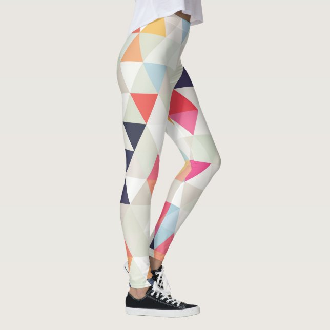 Legging PixDezines Boho Aquarela Geométrico/Triângulos (Direita)