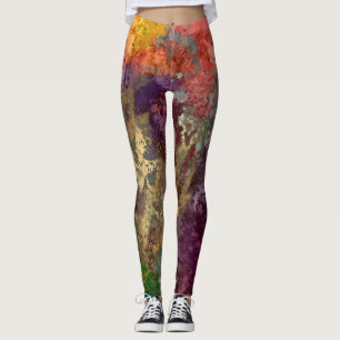Legging PixDezines Galáxia Abstrata / Energia Cósmica