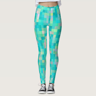 Legging Pixel Art Multicolor Patterno
