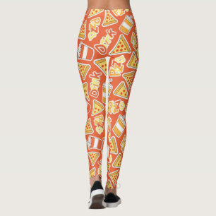 Legging Pizza E Bebidas