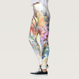 Legging Placas de Aroma de Aquarela