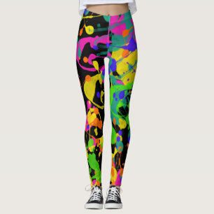 Legging Placas de pintura das luzes do norte