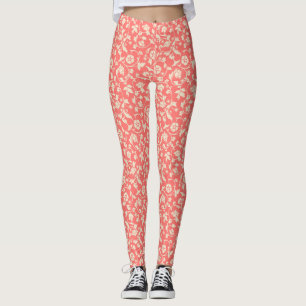 Legging Plano de fundo do padrão sem costura da ventoinha