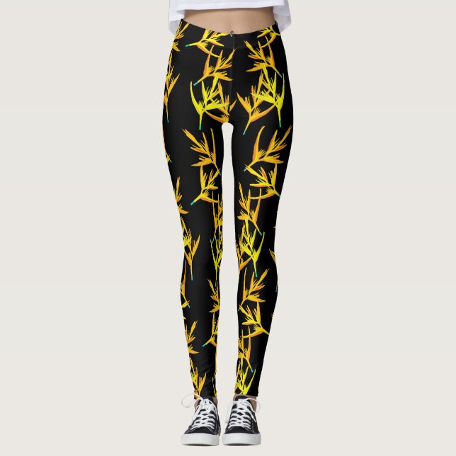Legging Plantas Amarelas (Frente)