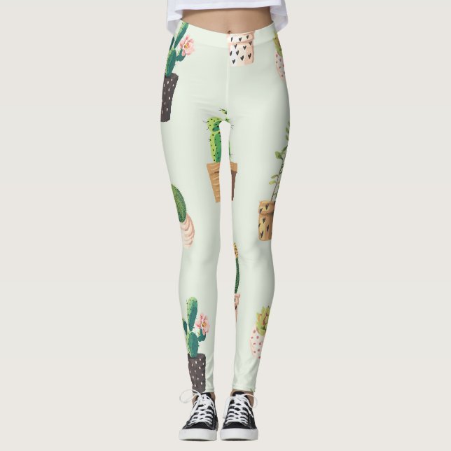 Legging Plantas Cactus (Frente)