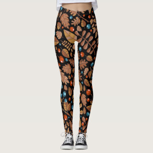 Legging Plantas de inverno do outono: Padrão de colheita