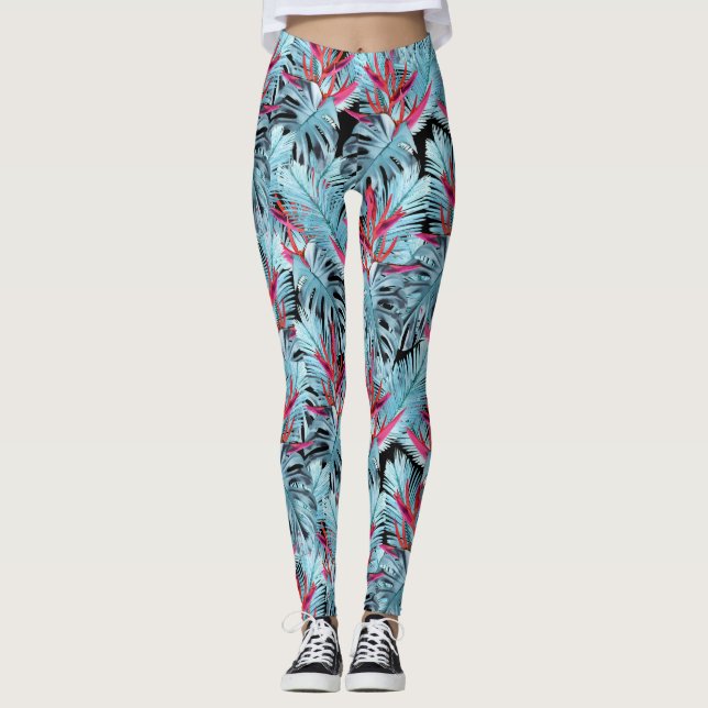 Legging Plantas tropicais 1. (Frente)
