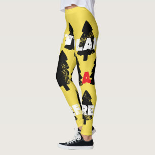 Legging Plante uma árvore Pernas de Impressão Funky