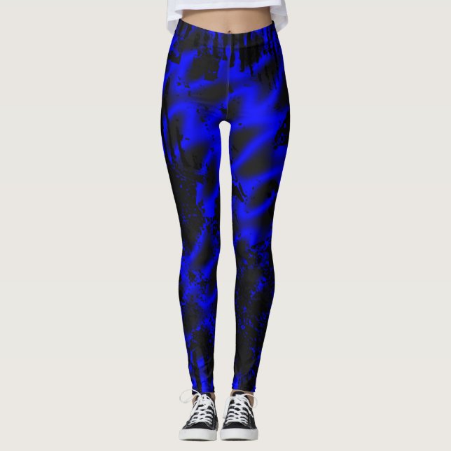 Legging Plasma Azul (Frente)