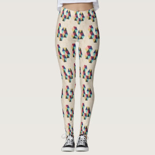 Legging Play III de padrões geométricos