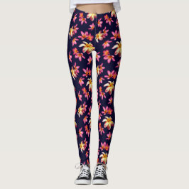 Legging Plumeria Tropical
