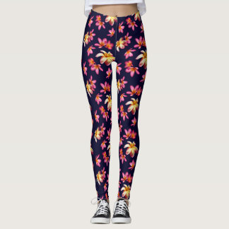 Legging Plumeria Tropical