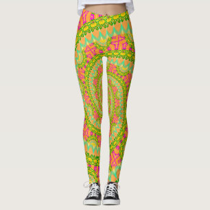 Legging Poder Floral Espiral ENSOLARADO