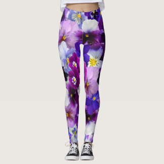 Legging Poder roxo da papoila!