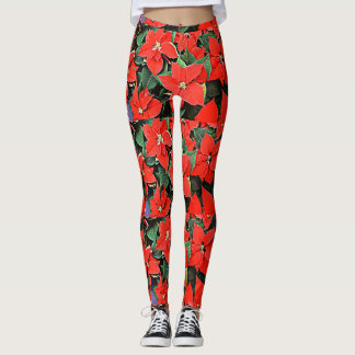Legging Poinsettias