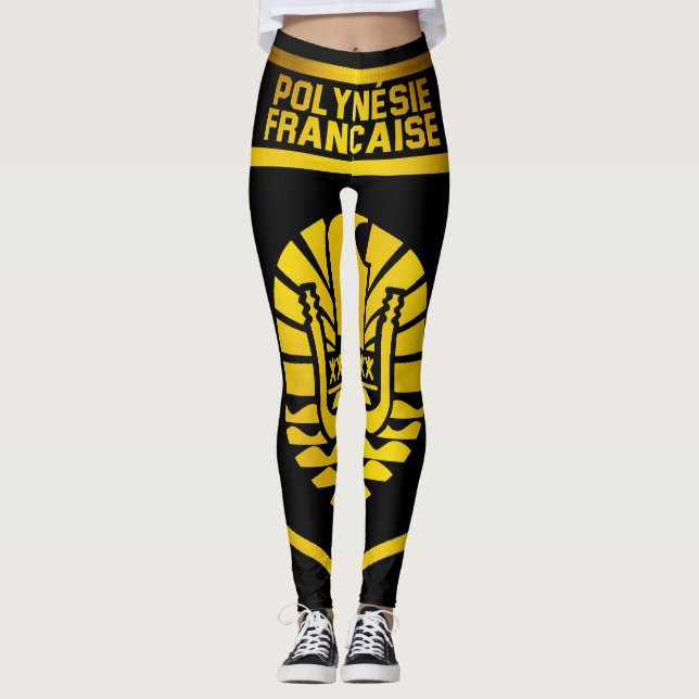 Legging Polinésia Francesa - Emblema (Frente)