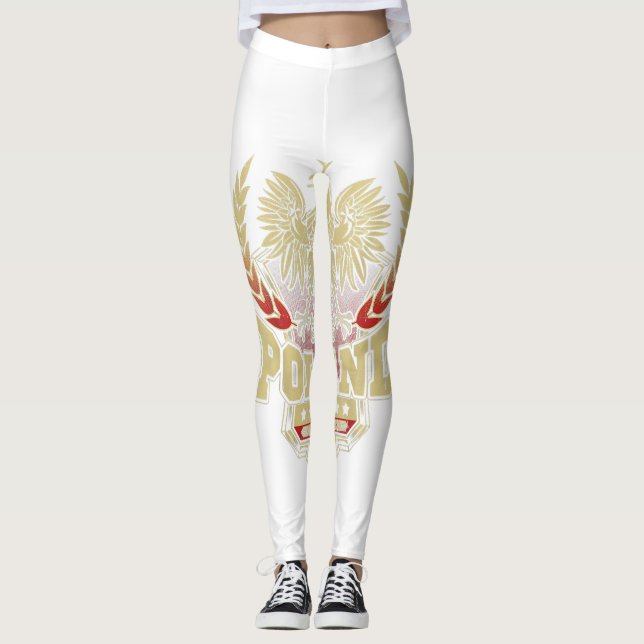 Legging Polish Pride Shirt Eagle Poland Dyngus Day Parade (Frente)