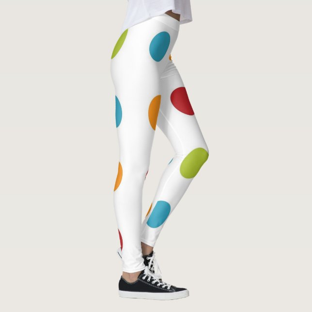 Legging Polka_Pontos | Zazzle_Growth. (Direita)