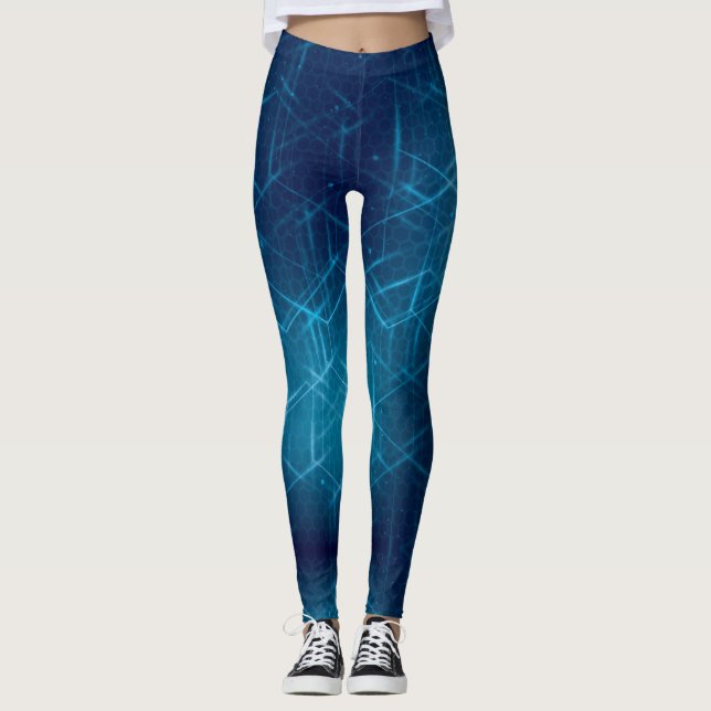 Legging Polygon Love - Power yoga Ir (Frente)