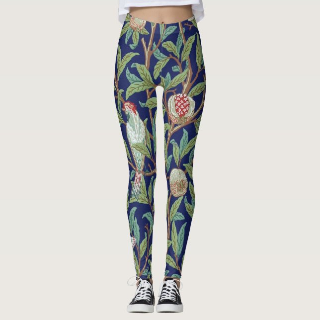 Legging Pomegranate e Little Bird, William Morris (Frente)